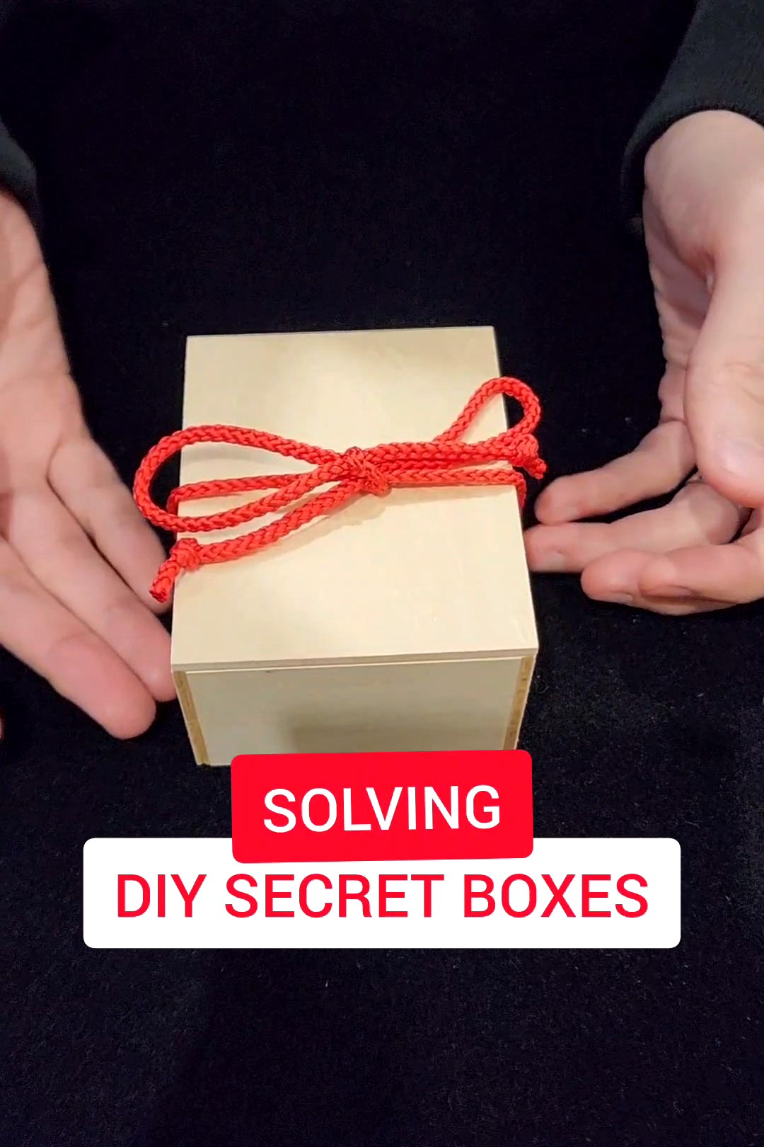 How to open the DIY Karakuri Secret Boxes