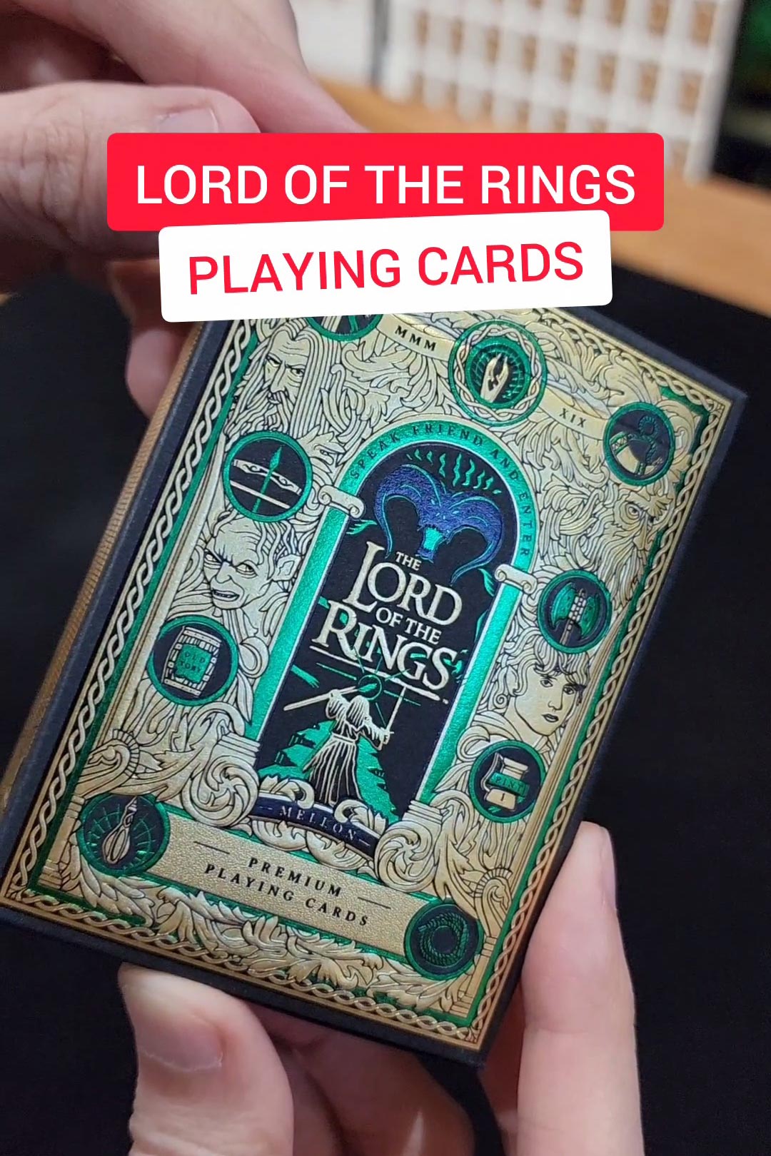 Unboxing Lord of the Rings Playing Cards by Theory11