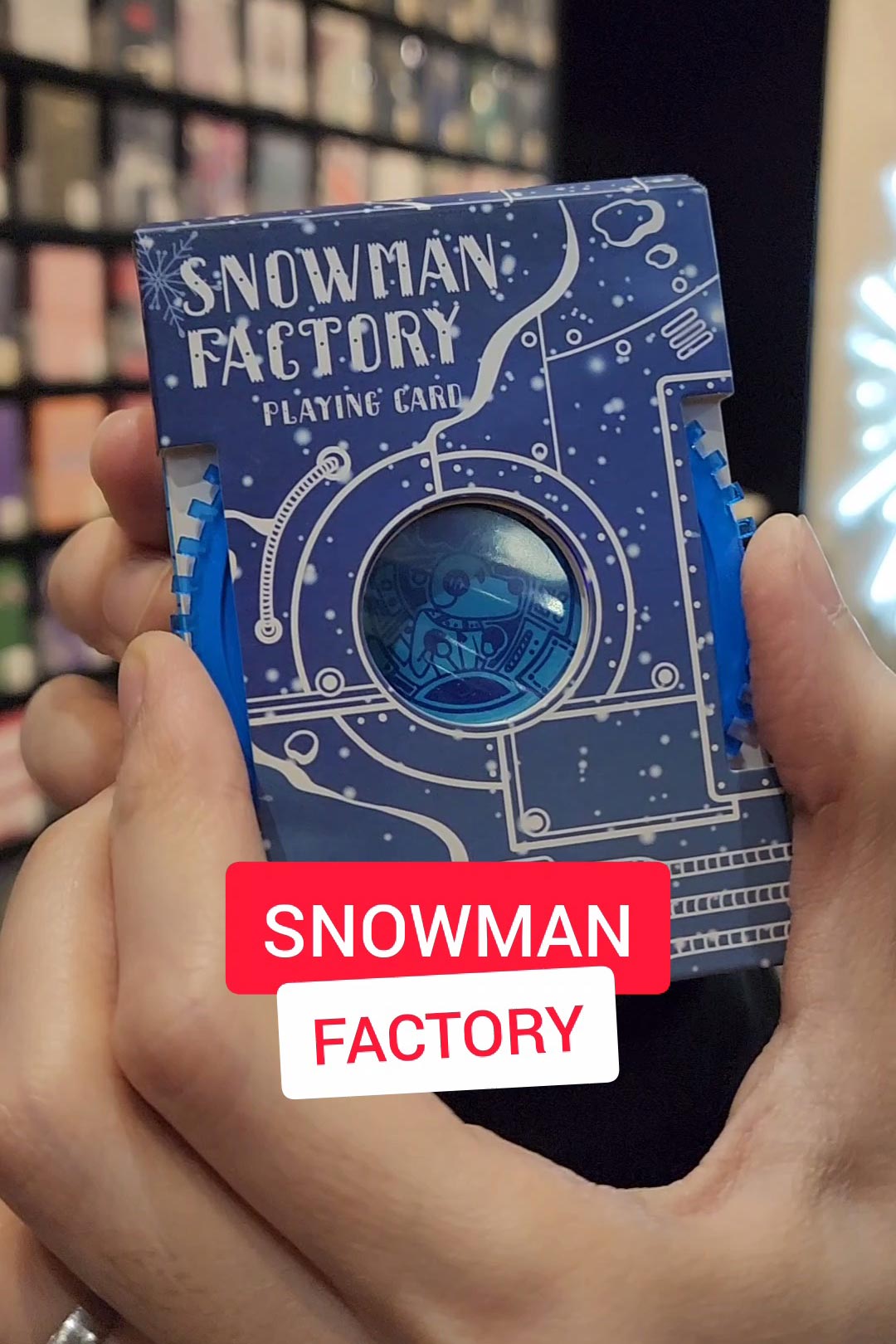 Snowman Factory Playing Cards