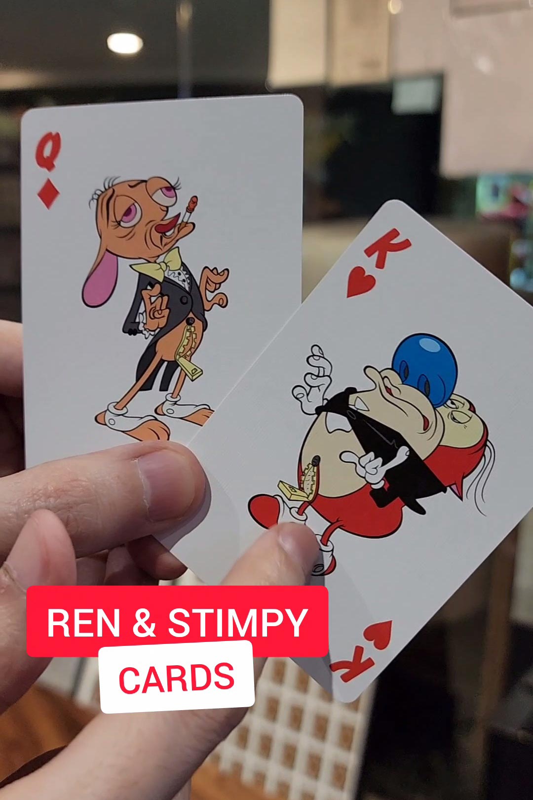 Nickelodeon's Ren and Stimpy Playing Cards