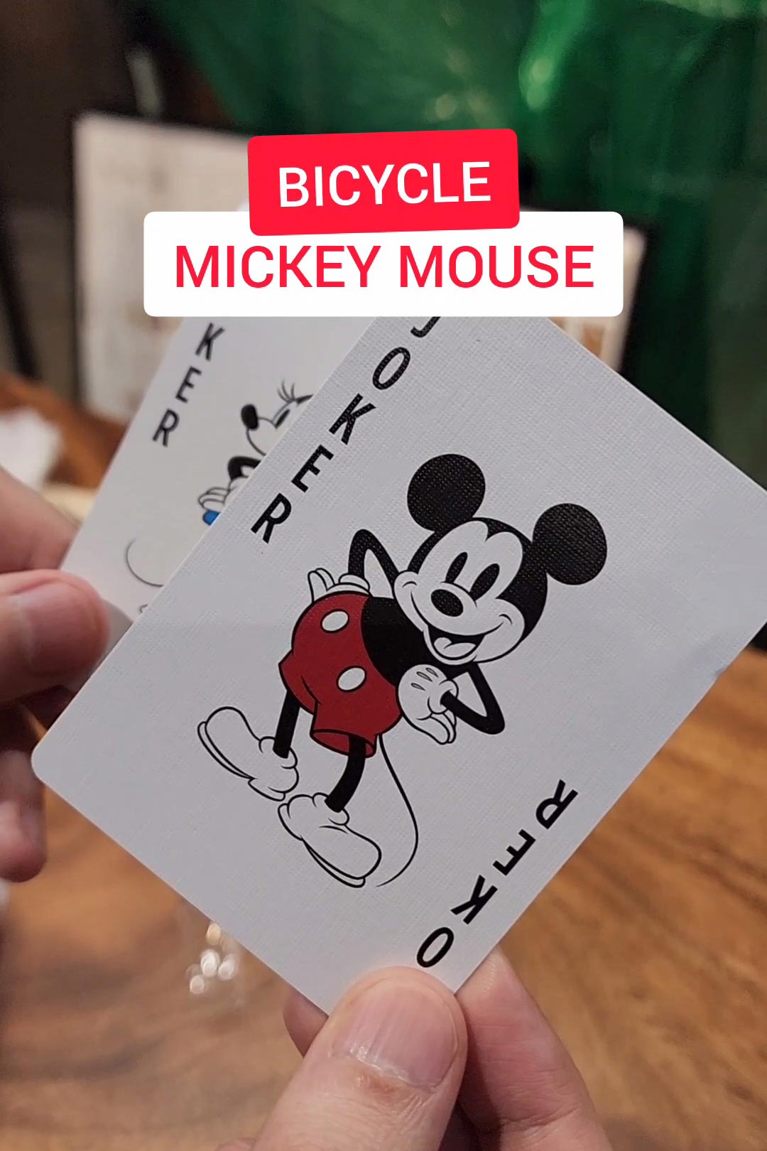 Bicycle Classic Mickey Mouse Playing Cards