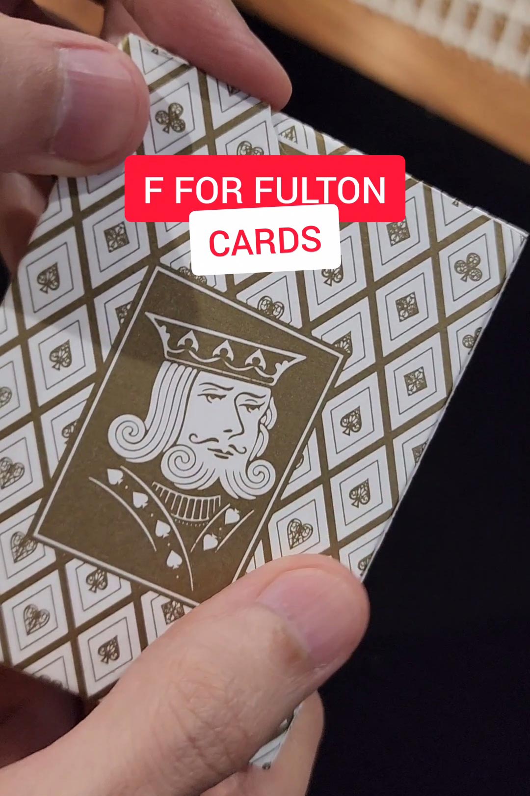F for Fulton Playing Cards