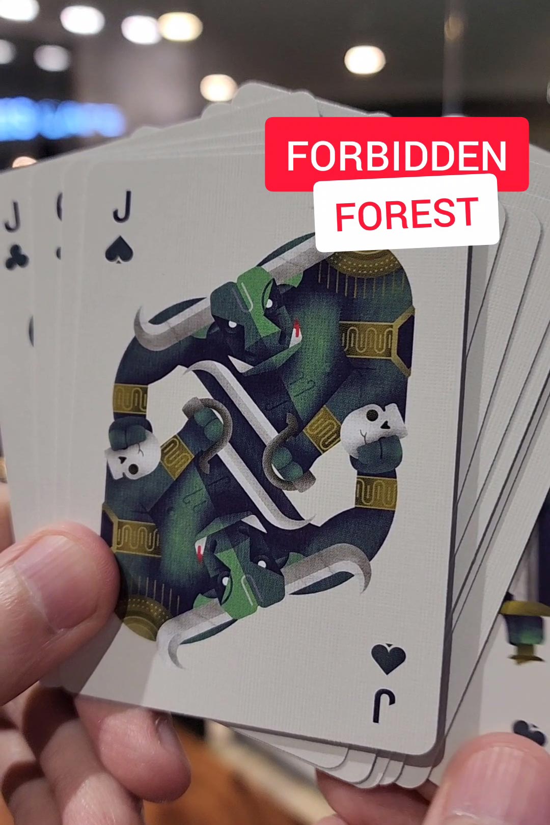 Forbidden Fores Playing Cards Unboxing