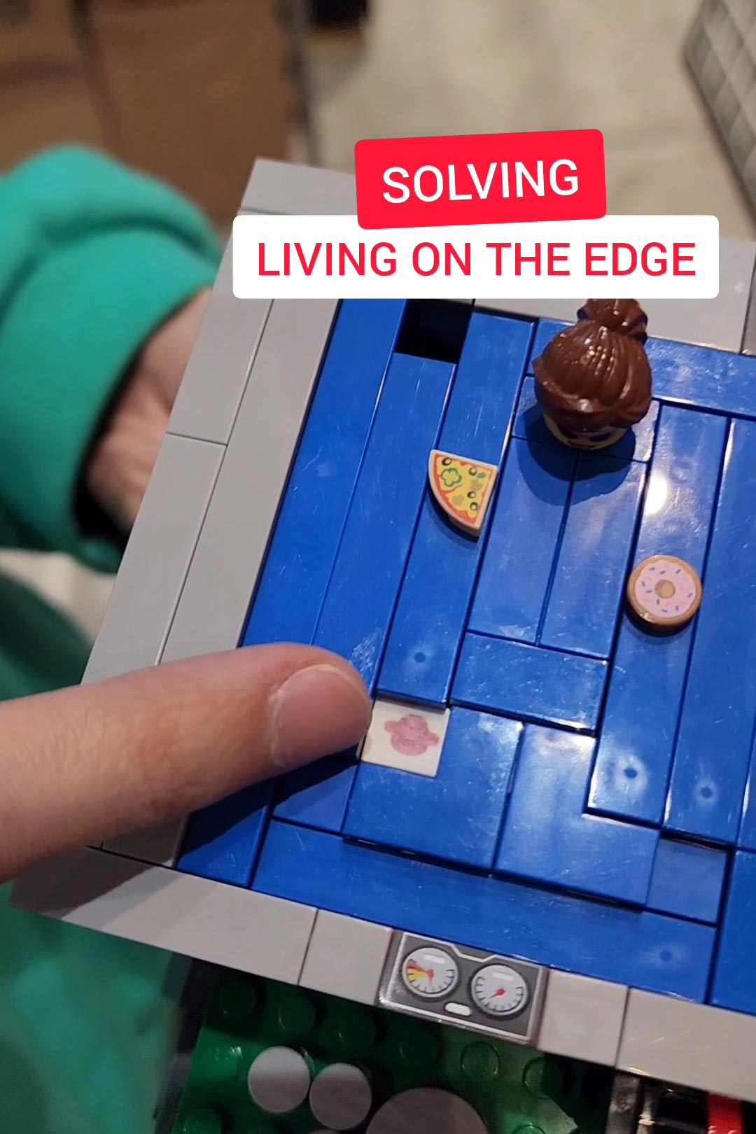 Solving the Living on the Edge Lego Puzzle Box