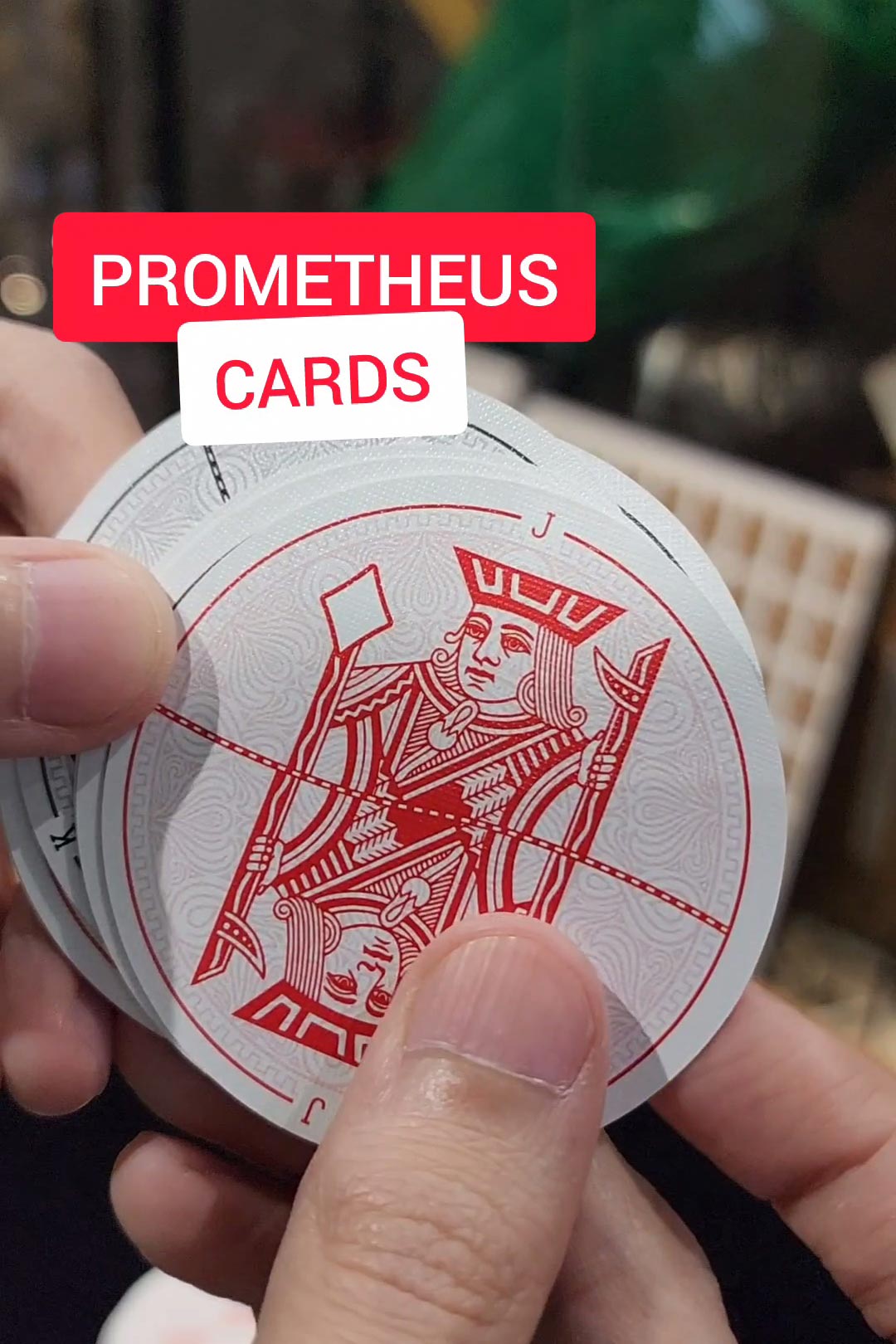 Prometheus Circular Playing Cards