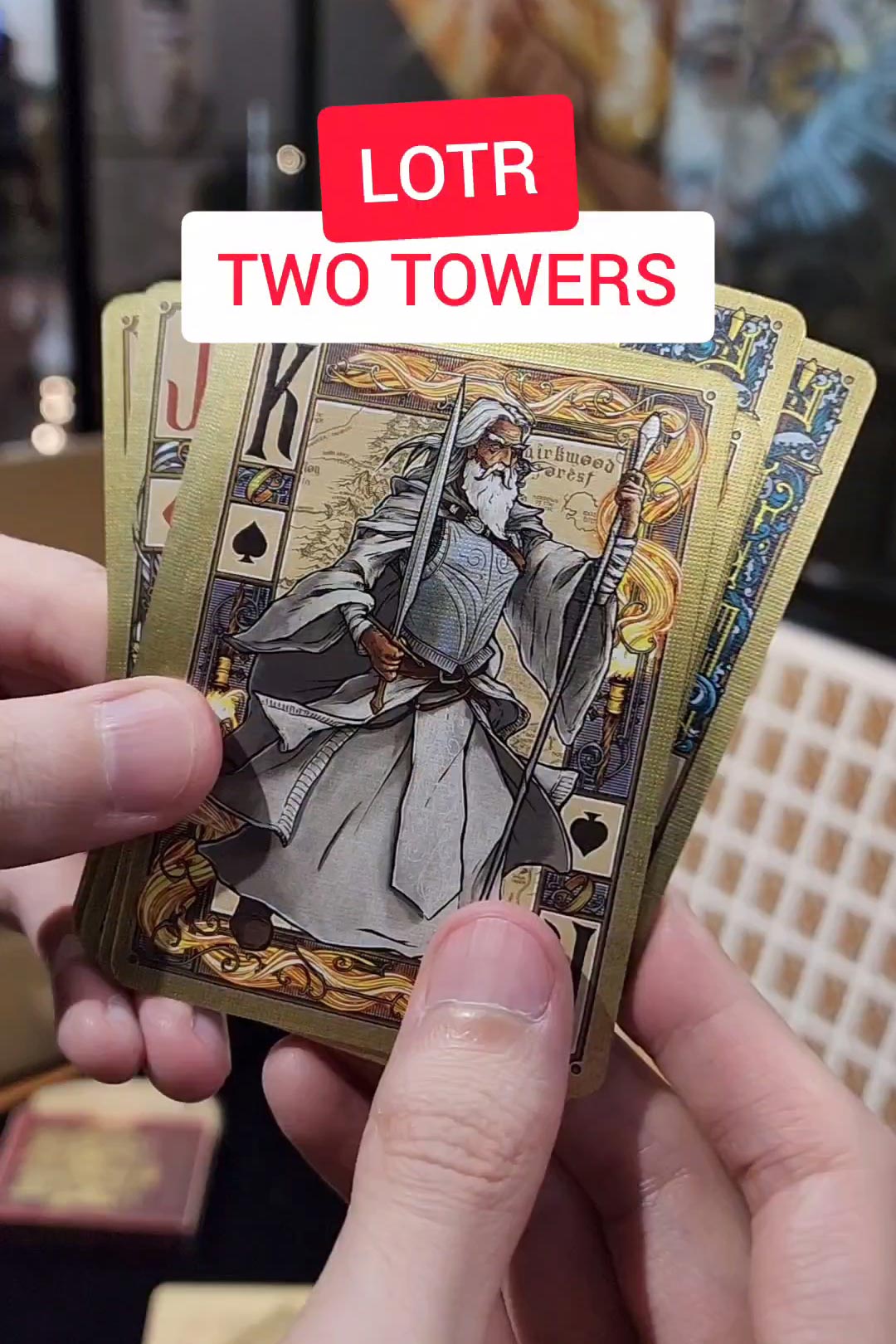 Lord of the Rings Two Towers Foiled Edition Playing Cards