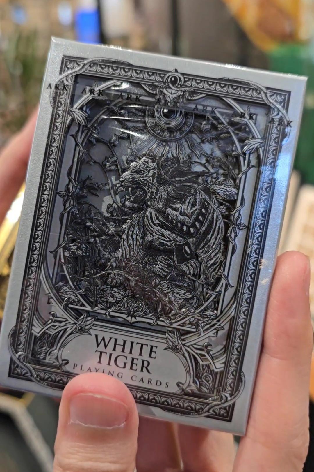 Four Divine Beast White Tiger Collection Playing Cards