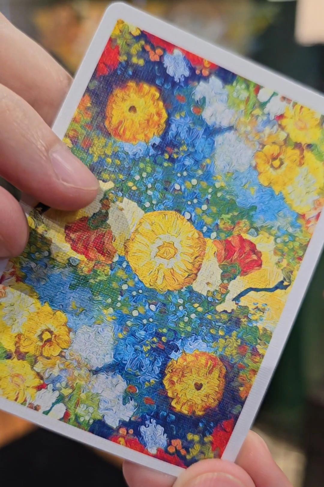Unboxing the Van Gogh's Zinnias Amsterdam Playing Cards