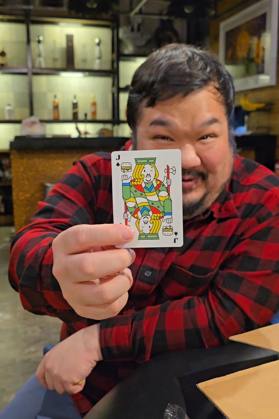 We visited Boss Bigs to deliver his deck!