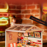 Super Creator Yum Yum Burgers DIY Miniature House