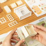 Super Creator Warm Dining Room DIY Miniature House Puzzle Kit
