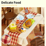 Super Creator Warm Dining Room DIY Miniature House Puzzle Kit
