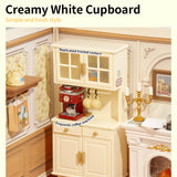 Super Creator Warm Dining Room DIY Miniature House Puzzle Kit