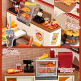 Super Creator Yum Yum Burgers DIY Miniature House