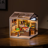 Super Creator Fascinating Book Store DIY Miniature House