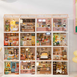 Super Creator Pop Bubble Bathroom DIY Miniature House Puzzle Kit