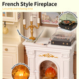 Super Creator Warm Dining Room DIY Miniature House Puzzle Kit