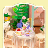 Super Creator Blooming Tea Garden DIY Miniature House