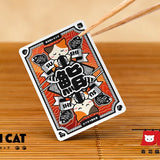 Sushi-Geta Wooden Collector's Box Set Playing Cards