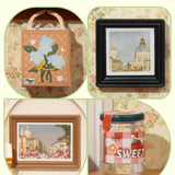 Super Creator Warm Dining Room DIY Miniature House Puzzle Kit