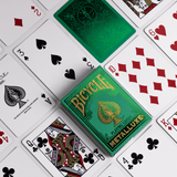 Bicycle Metalluxe Green Playing Cards
