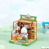 Super Creator Sanrio Pochacco's Lovely Bookstore DIY Miniature House