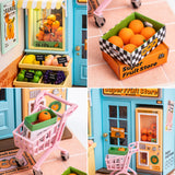 Super Creator Daily VC Fruit Store DIY Miniature House