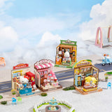 Super Creator Sanrio Pompompurin's Lucky Cafe DIY Miniature House