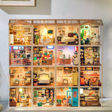Super Creator Warm Dining Room DIY Miniature House Puzzle Kit