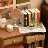 Sweet Dream Bedroom DIY Miniature House Puzzle Kit