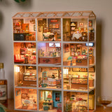 Super Creator Leisurely Cheers Bar DIY Miniature House