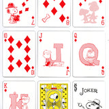 Bicycle Peanuts Yellow Playing Cards