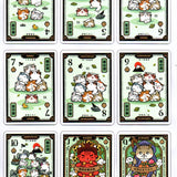 Onsen Neko Foil and Gilded Playing Cards