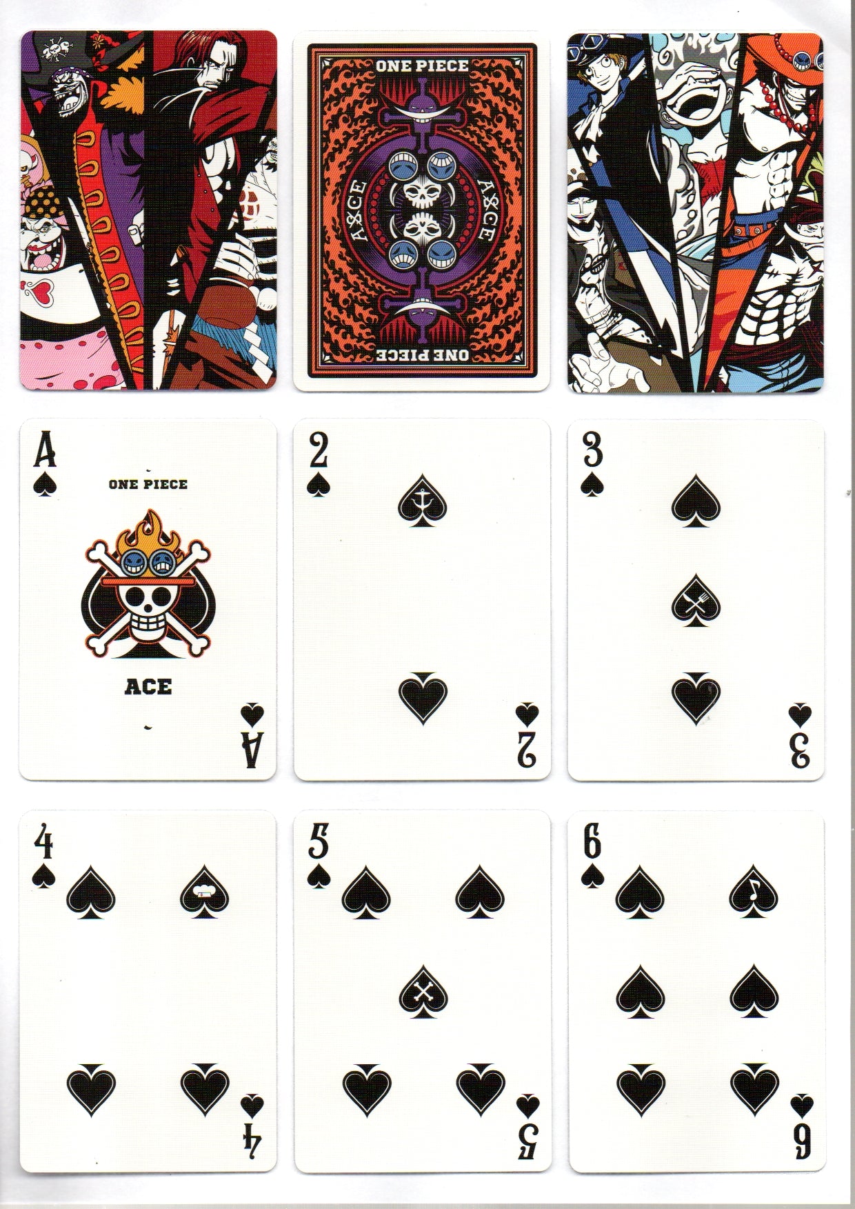 One Piece Ace Playing Cards RunIt Decks One Piece Ace Playing Cards RunIt Decks