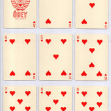 [OPENED] Obey Red Edition Playing Cards