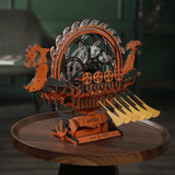 Viking Dragon Ship DIY Mechanical Puzzle Kit