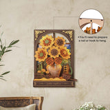Golden Sunflower DIY Puzzle Kit