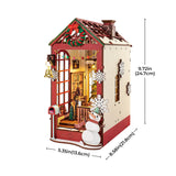 Christmas Indoor Scene Book Nook DIY Puzzle Kit