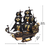 Seahorse Barque DIY Mechanical Puzzle Kit