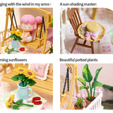 Super Creator Sunny Break Terrace DIY Miniature House Expansion Pack