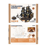 Seahorse Barque DIY Mechanical Puzzle Kit