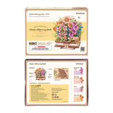 Wooden Blooming Book DIY Puzzle Kit