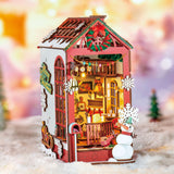 Christmas Indoor Scene Book Nook DIY Puzzle Kit
