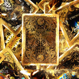 Morpheus Seal of Golden Sand Gilded Playing Cards