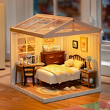 Sweet Dream Bedroom DIY Miniature House Puzzle Kit