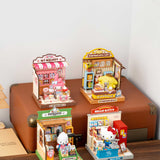 Super Creator Sanrio Pompompurin's Lucky Cafe DIY Miniature House