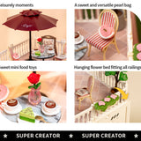 Super Creator Chic Café Terrace DIY Miniature House Expansion Pack