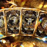 Morpheus Seal of Golden Sand Gilded Playing Cards