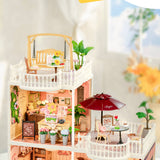 Super Creator Sunny Break Terrace DIY Miniature House Expansion Pack