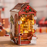 Christmas Indoor Scene Book Nook DIY Puzzle Kit